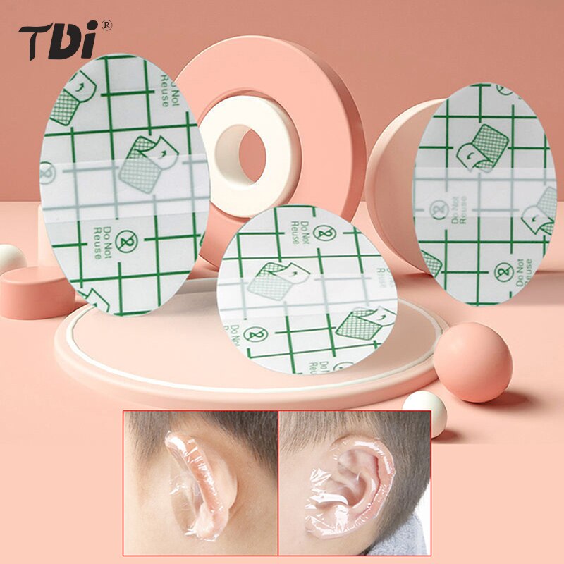 Large Size Ear Covers for Shower 60 pcs Ear Protection Disposable Ear  Protectors Waterproof for Swimming Bathing Surfing and Other Water Sports  Suitable for Adults and Children.